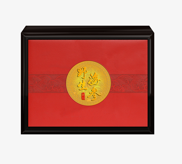 红色海鲜精品礼盒包装免抠