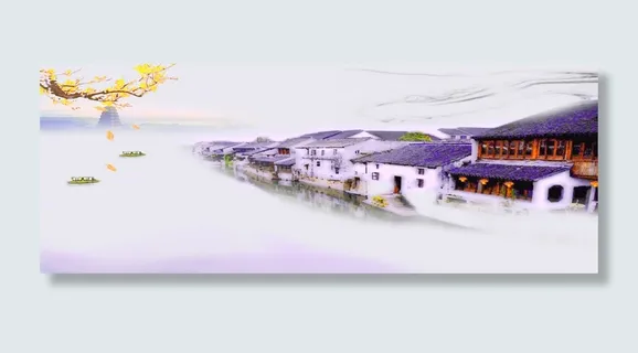 唯美意境风景背景高清