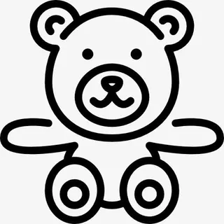 泰迪熊图标免抠