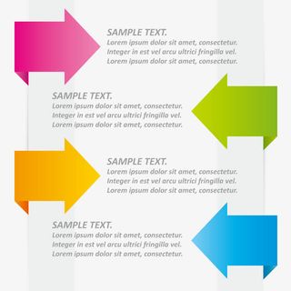 矢量信息分类箭头免抠