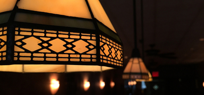 夜晚中的中国灯高清