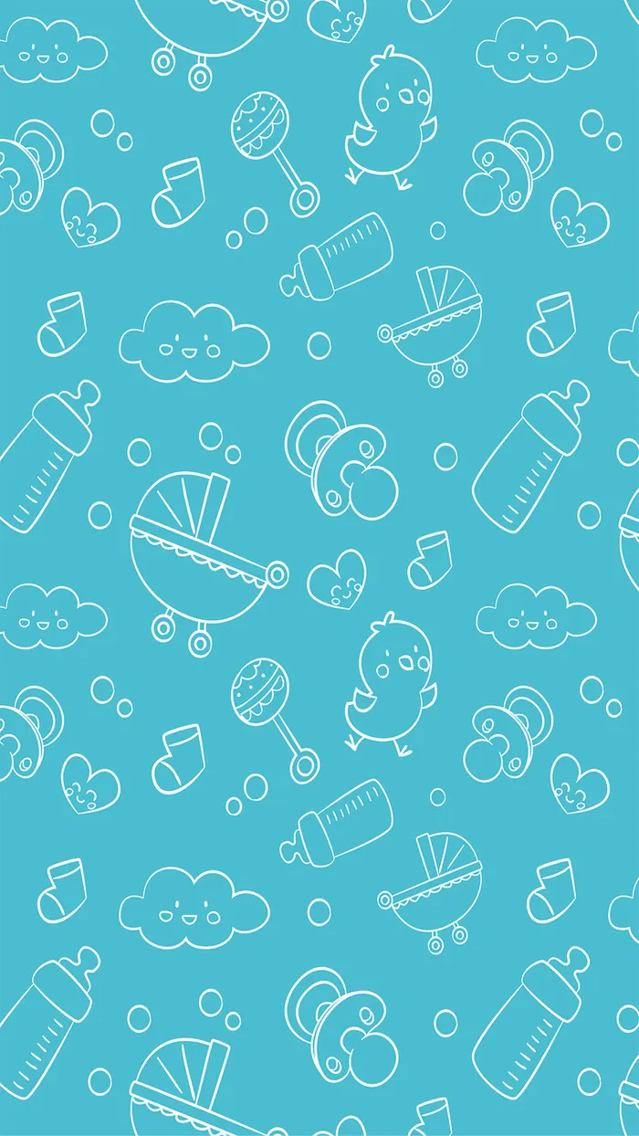 婴儿元素h5背景高清