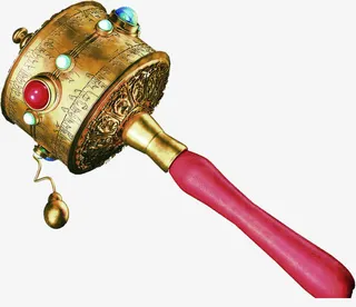 一个转经筒免抠