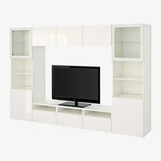 视听储物组合电视柜免抠