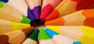 彩色铅笔图案背景高清