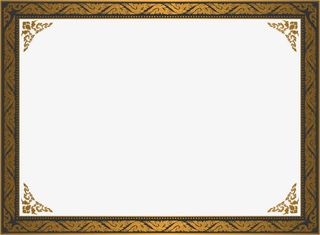 矢量高档证书设计素材免抠