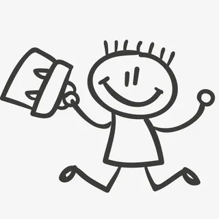 快乐的小孩免抠