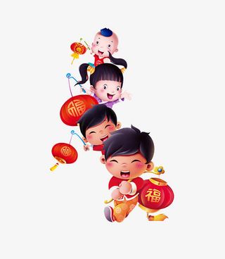 中国习俗新年主题免抠