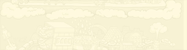 卡通淡黄色雨水云彩免抠