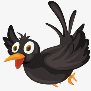 可爱乌鸦免抠