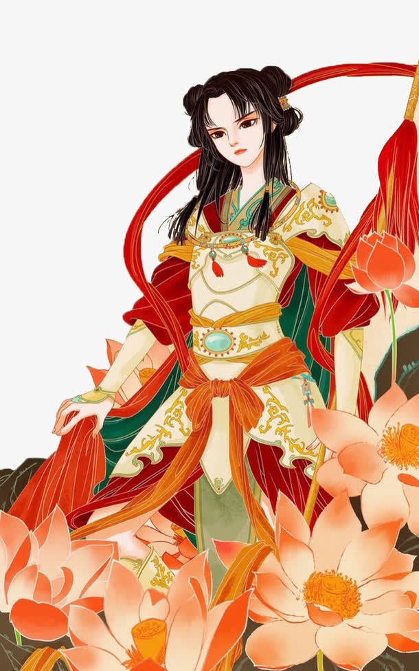 哪吒插画免抠