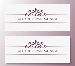 欧式古典复古花纹免抠装饰花纹元素