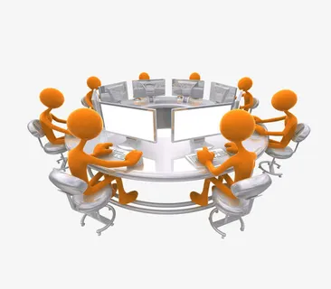 黄色3d立体小人客服图片免抠