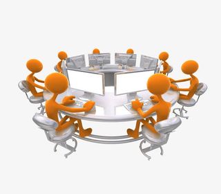 黄色3d立体小人客服图片免抠