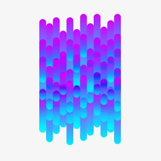 渐变波点条纹素材免抠