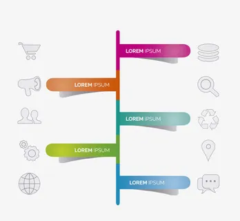 好看的时间轴免抠