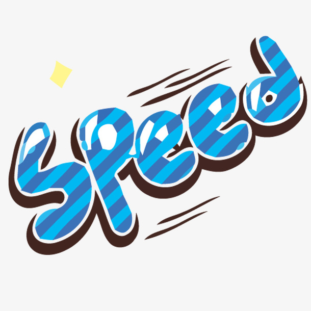 蓝色英文字母免抠