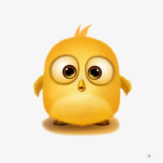卡通小黄鸡素材免抠