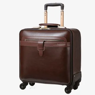 棕色拉杆箱免抠