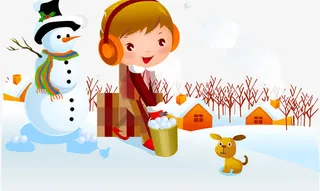 冬天的故事免抠
