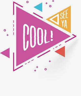 枚红色三角拼图免抠