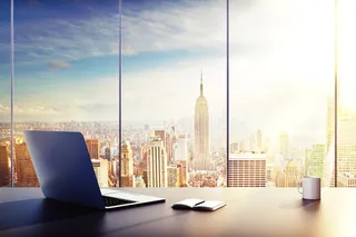 商务办公桌电脑科技平面广告高清