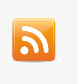 黄色WiFi图形按钮免抠