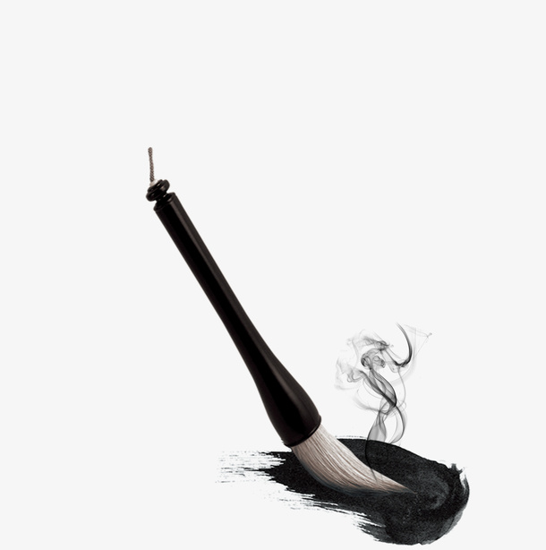 毛笔   水墨毛笔免抠