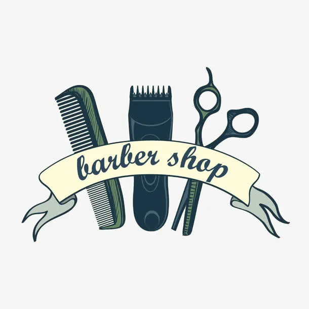 简易理发工具图标免抠