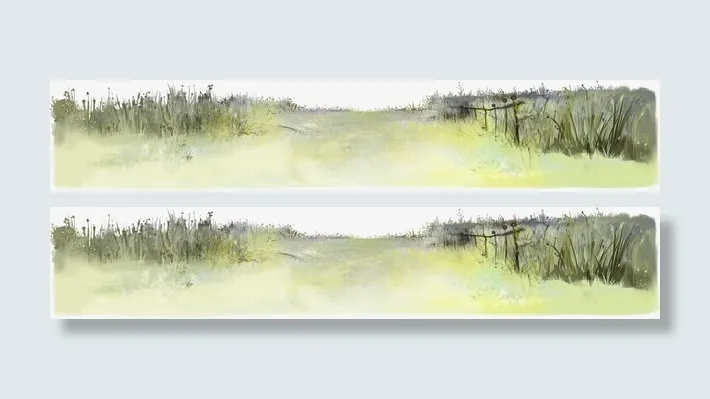 复古万圣节背景草地