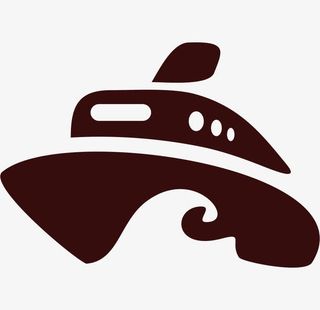 矢量环游世界轮船免抠