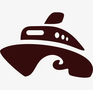 矢量环游世界轮船免抠