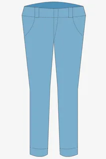 矢量男士蓝色休闲裤子免抠