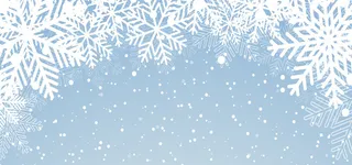 卡通雪花背景高清