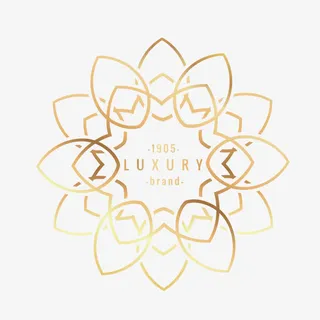 矢量金色花瓣免抠