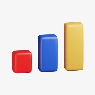 C4D立体3D模型卡通图表免抠