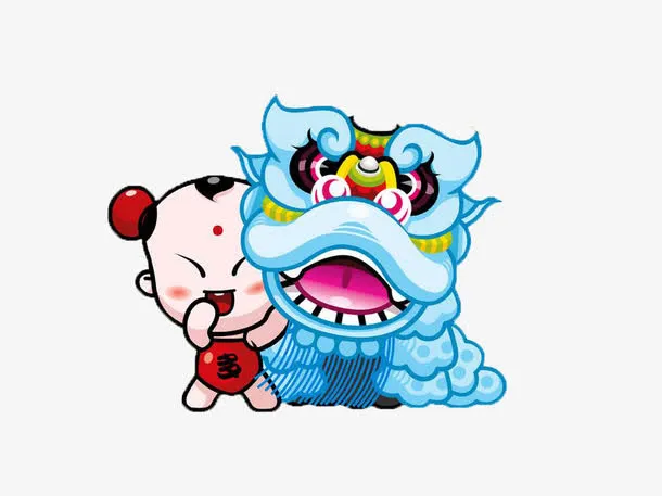 舞龙舞狮免抠