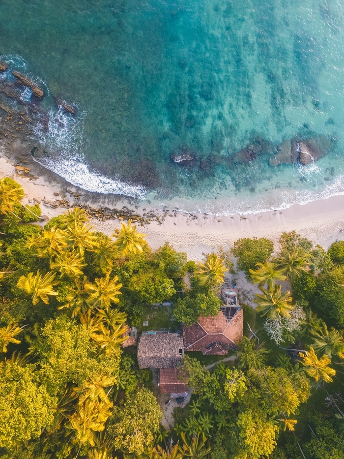 唯美的海边背景高清