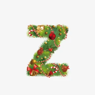 数字字母 礼盒装饰 字母Z免抠