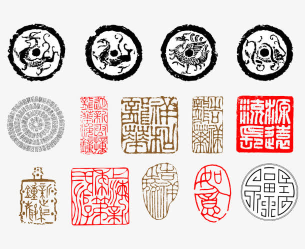 传统图腾纹样免抠