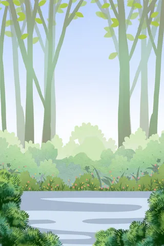 春天公园背景高清