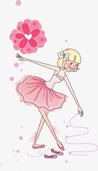 跳舞的女孩免抠