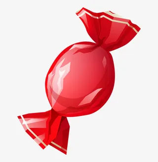 红色糖果 卡通糖果免抠