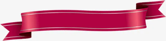 红色缎带中秋国庆免抠