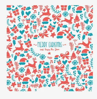 庆圣诞活动背景矢量