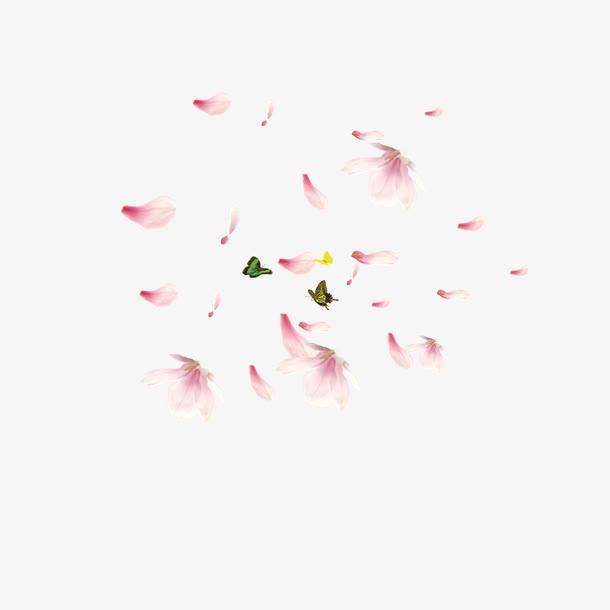 漂浮樱花瓣免抠