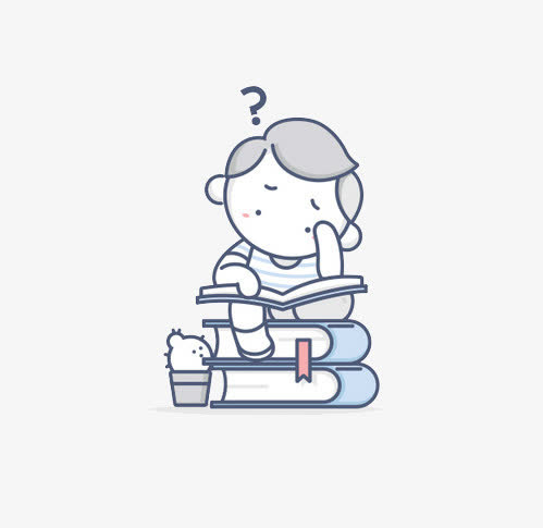 思考男孩免抠