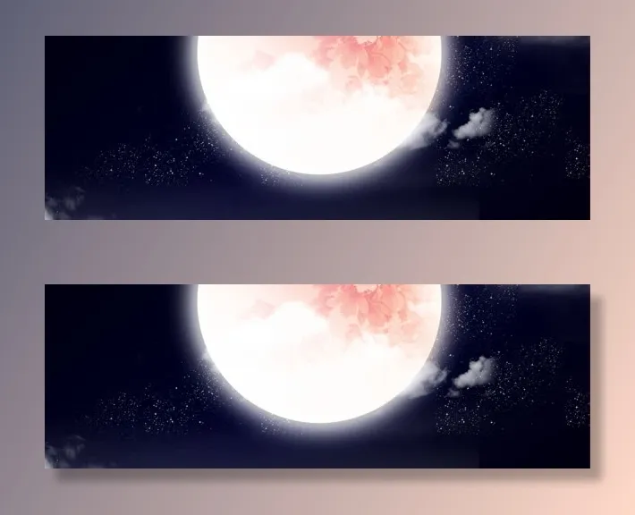 中秋节banner创意设计免抠