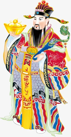 古典送财神爷免抠 古典送财神爷免抠