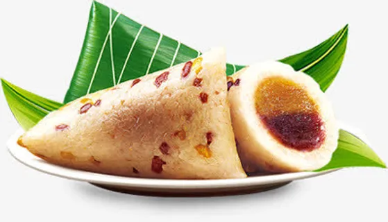创意合成效果红豆粽子免抠